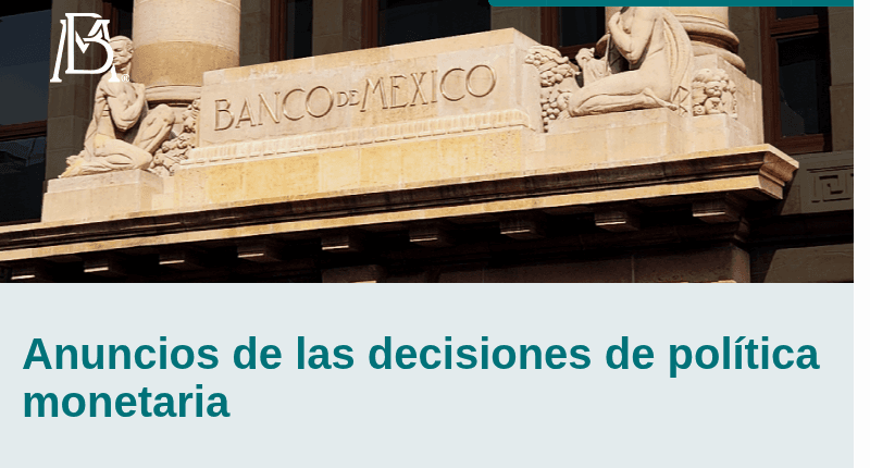 Banxico decide su tasa este 24 de septiembre: qué conviene vigilar
