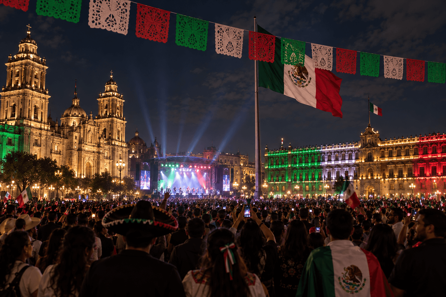 El 15 de septiembre hay conciertos gratis en el Zócalo y las 16 alcaldías