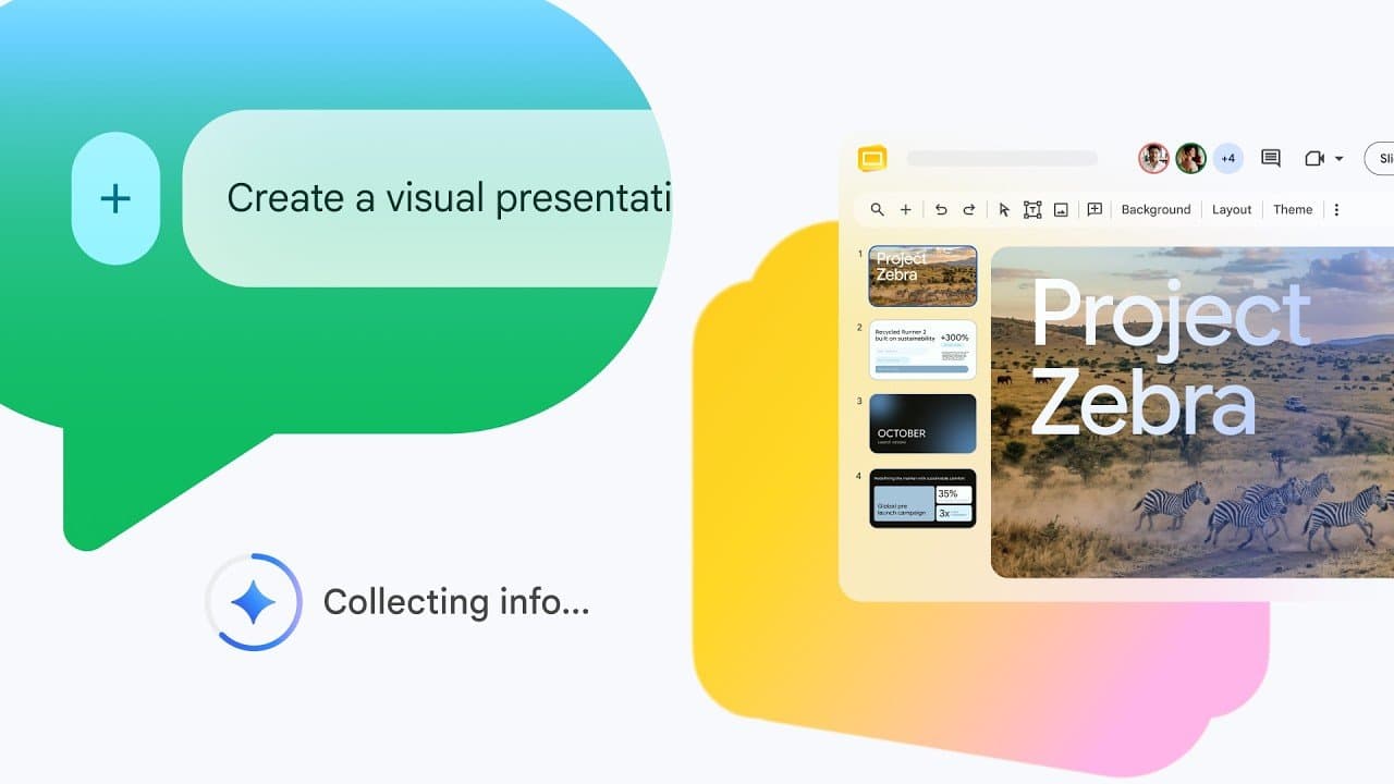 Gemini suma cinco tareas automáticas que cruzan Gmail, Docs, Sheets y Slides