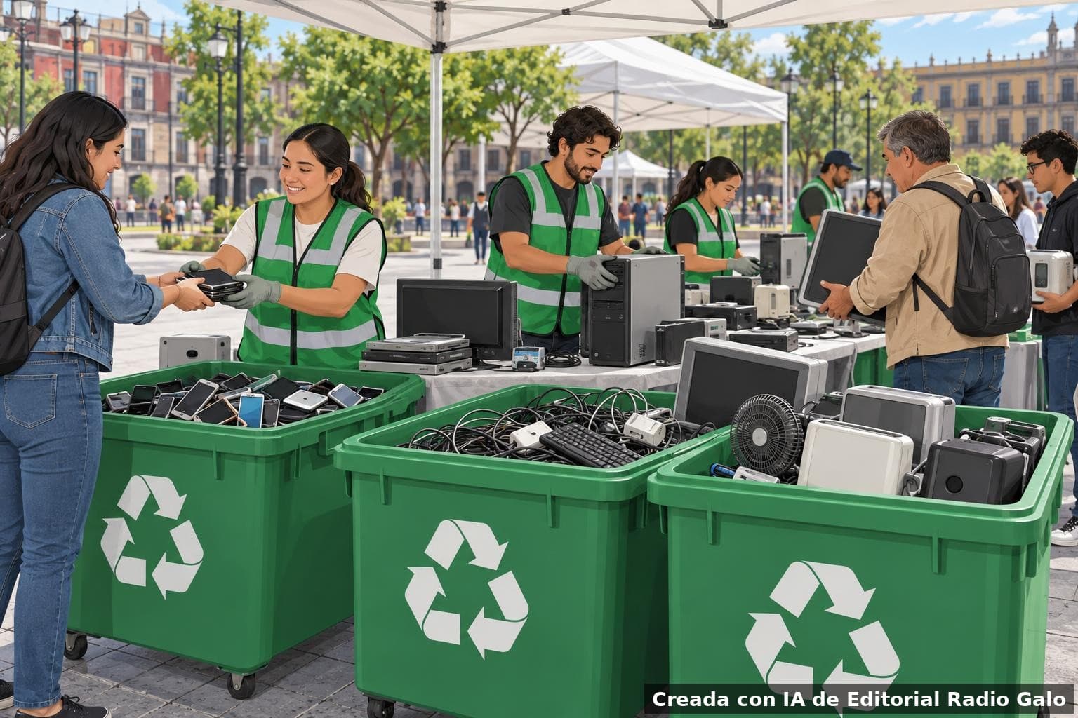 Este fin de semana puedes reciclar gratis tus aparatos electrónicos viejos en la CDMX