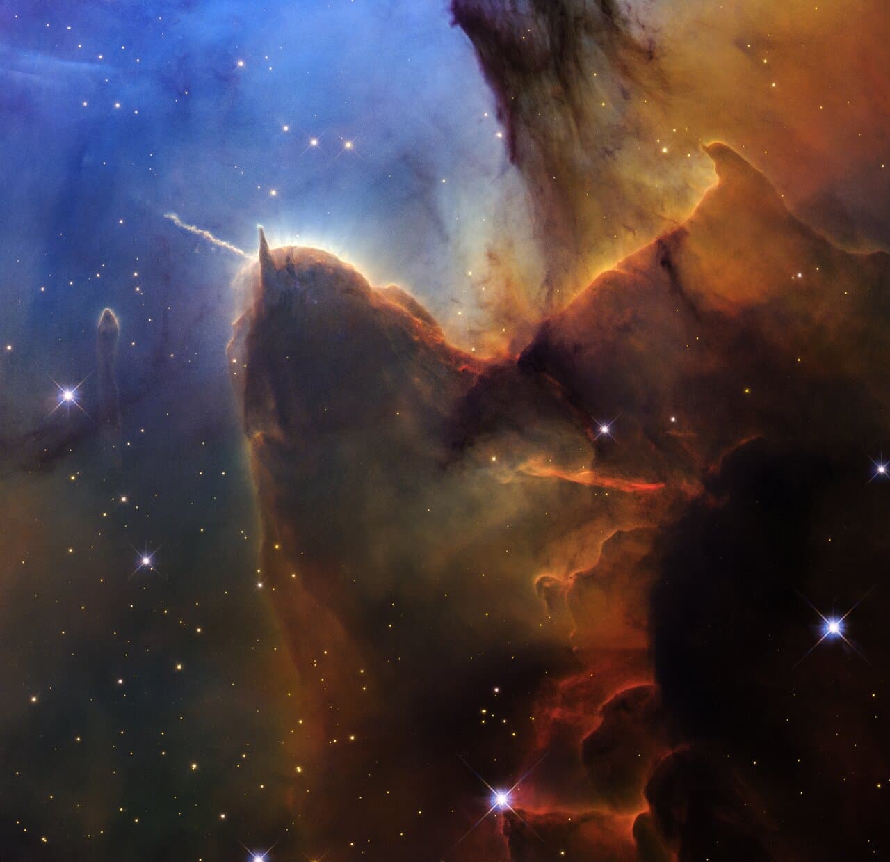 El Hubble vuelve a la Nebulosa Trífida para celebrar 36 años en órbita