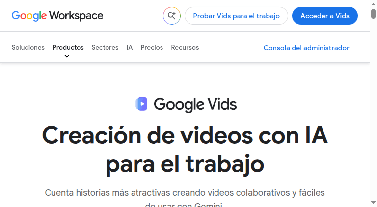 Google Vids abre la creación de video con IA gratis para cualquier cuenta de Google