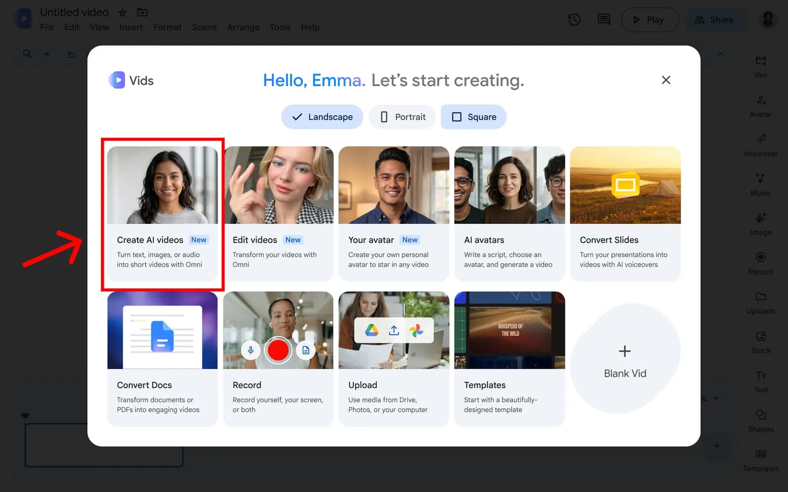 Google Vids ya crea videos con IA gratis para cualquier cuenta de Google