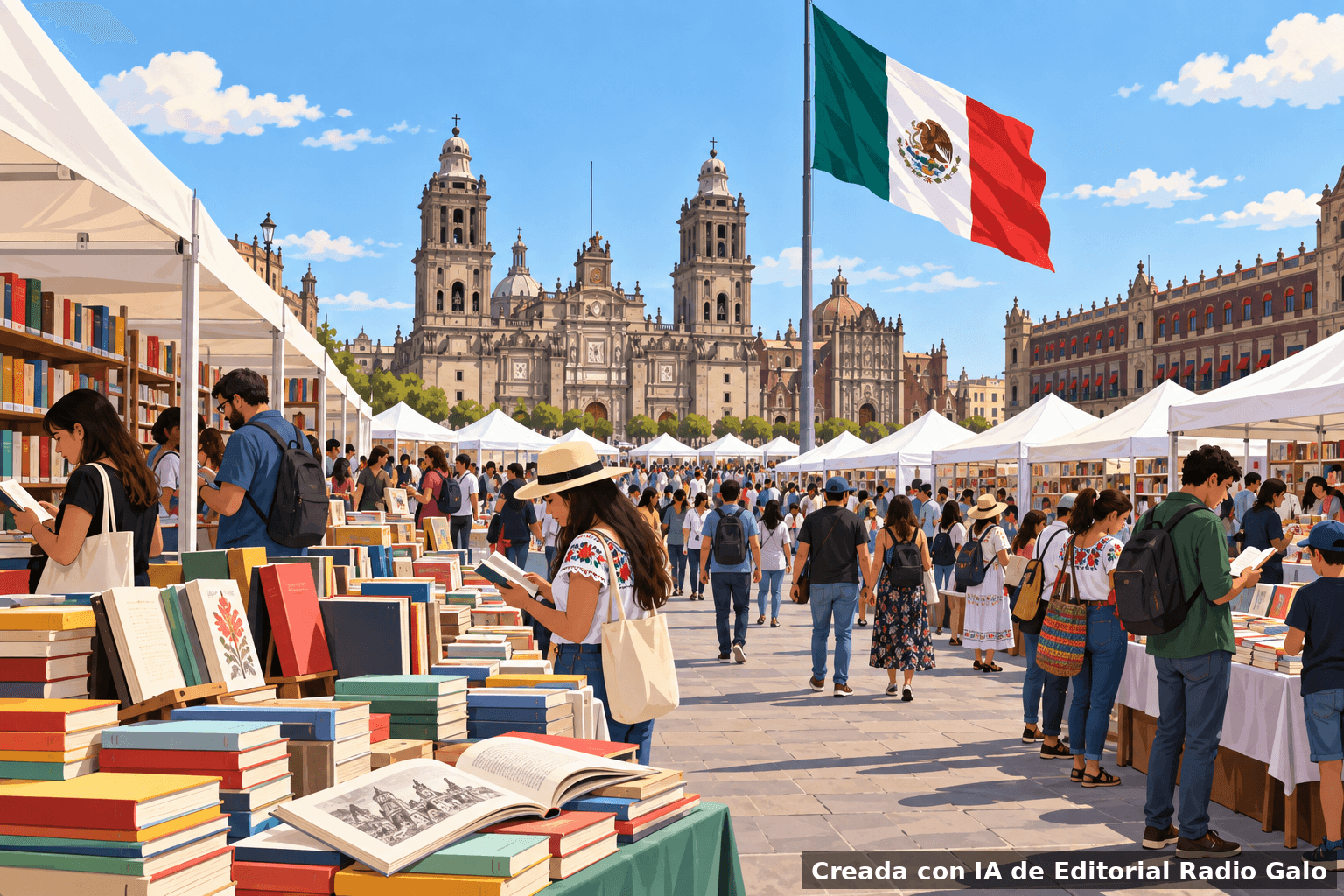 La Feria Internacional del Libro del Zócalo vuelve del 9 al 18 de octubre